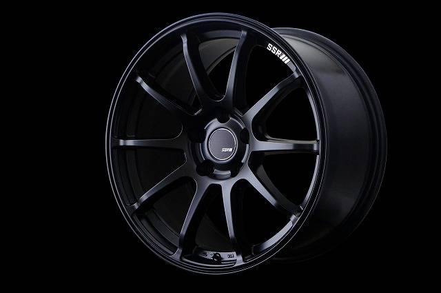 SSR Wheels GTV02 1-Piece Wheel 18x10.5 5x114.3 15/25mm Offset - Flat Black