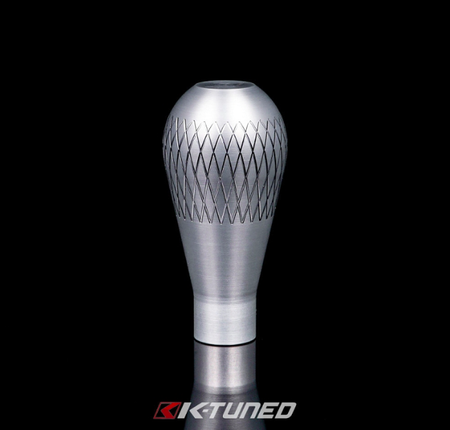 K-Tuned - Honda and Acura K-Tuned Lagrima Shift Knob - Aluminum / Silver