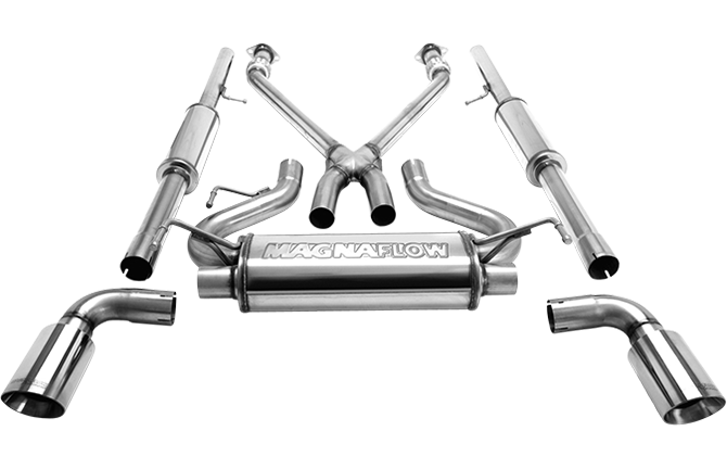 Magnaflow - 2008-2013 Infiniti G37 Coupe MagnaFlow Stainless Cat-Back Exhaust System