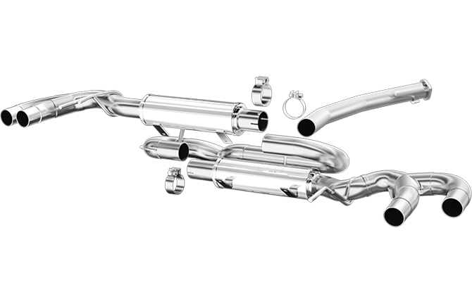 Magnaflow - 2009 Nissan GT-R MagnaFlow Stainless Cat-Back Exhaust System