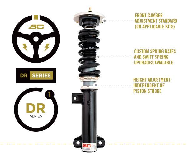 BC Racing - 2012-2015 Honda Civic BC Racing Type DR Coilovers