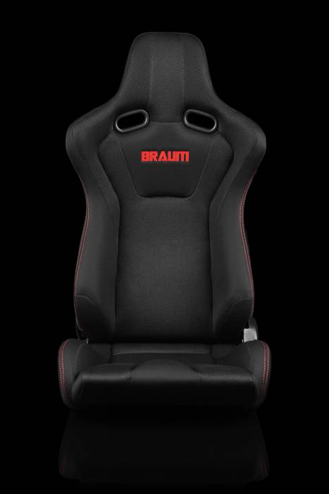 Braum - Braum Venom Series Racing Seats (Red Stitching) ?? Pair