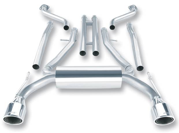 Borla - 2008-2013 Infiniti G37 Coupe Borla Cat-Back S-Type Exhaust