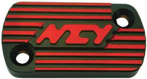 NCY - Honda Ruckus NCY Master Cylinder Cap, Honda - Black/Red