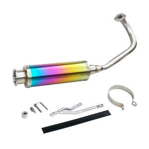 NCY - Honda Ruckus NCY Titanium-look Stainless Exhaust - Multicolor