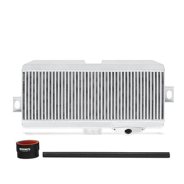 Mishimoto - 2015+ Subaru STI Mishimoto Top-Mount Intercooler - Silver Cooler/Black Hoses