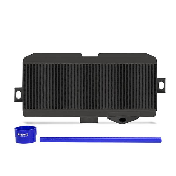 Mishimoto - 2015+ Subaru STI Mishimoto Top-Mount Intercooler - Black Cooler/Blue Hoses