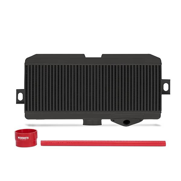 Mishimoto - 2015+ Subaru STI Mishimoto Top-Mount Intercooler - Black Cooler/Red Hoses