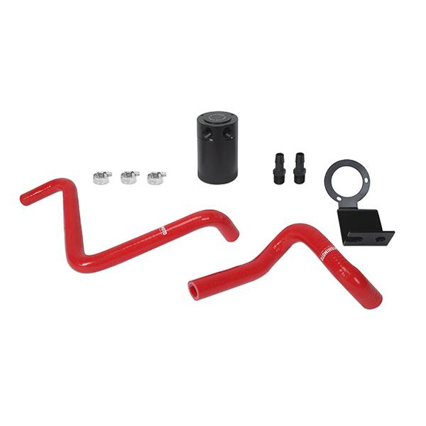 Mishimoto - 2013+ Scion FR-S Mishimoto Baffled Oil Catch Can (PCV Side) - Red