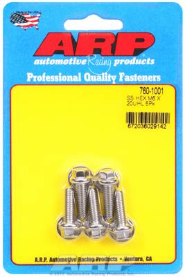 ARP - ARP Stainless Bolt Kit M6x1.00 20mm UHL