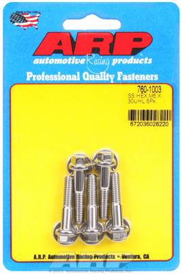 ARP - ARP Stainless Bolt Kit M6x1.00 30mm UHL