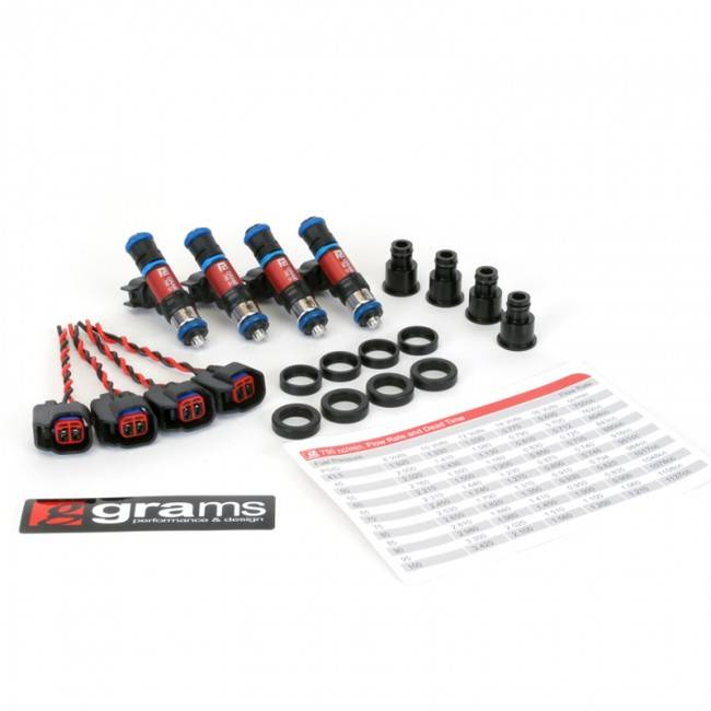 Grams Performance - Honda and Acura B, D, F, H Series Grams Performance Fuel Injector Kit - 750cc