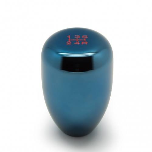 Blox - Blox Racing Limitied Series 5-Speed Billet Shift Knob, 10x1.25mm, Electric Blue