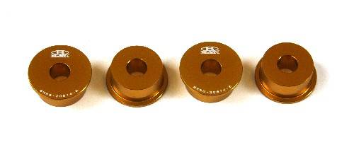 Blox - 2000-2010 Honda S2000 Blox Racing Steering Rack Rigid Bushing Kit, Gold