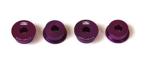 Blox - 2000-2010 Honda S2000 Blox Racing Steering Rack Rigid Bushing Kit, Purple