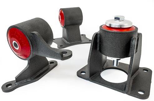 Innovative Mounts - 2003 Acura CL Sport Type-s Innovative Replacement Mount Kit, Steel, black, 60A RED, Bushing