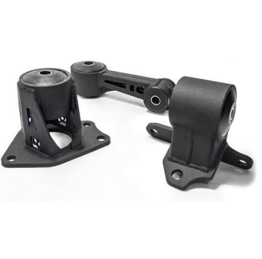 Innovative Mounts - 2009-2013 Honda Fit Innovative Replacement Mount Kit, Steel (L-Series/Manual) - 75A BLK (Black)