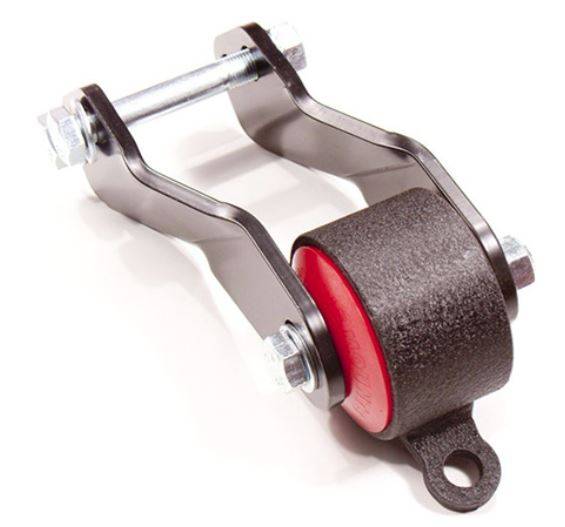 Innovative Mounts - 1988-1991 Honda Civic and CRX Conversion Front Engine Mount, Steel, black, 95A DK RED, Bushing