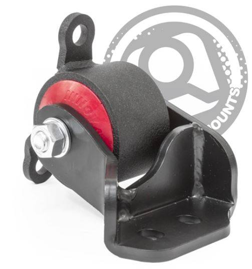 Innovative Mounts - 1988-1991 Honda Civic and CRX Front Torque Engine Mount and Bracket, Steel, black, 60A RED, Bushing