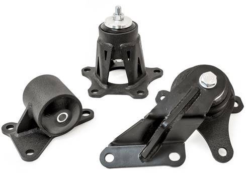 Innovative Mounts - 1998-2002 Honda Accord Innovative Conversion Engine Mount Kit, Steel, black, 75A BLK, Bushing