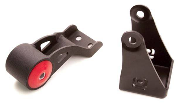 Innovative Mounts - 1988-1991 Honda Prelude Innovative Front Torque Engine Mount, Steel, black, 60A RED, Bushing