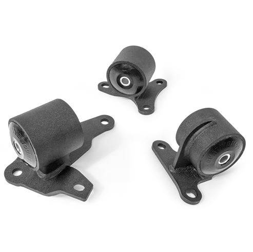 Innovative Mounts - 1990-1993 Honda Accord DX/LX Conversion Engine Mount Kit, Steel, black, 85A GRY, Bushing