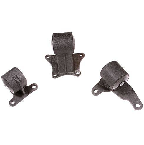 Innovative Mounts - 1990-1993 Honda Accord EX Conversion Engine Mount Kit, Steel, black, 75A BLK, Bushing