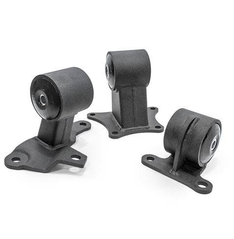 Innovative Mounts - 1990-1993 Honda Accord EX Conversion Mount Kit, Steel, black, 75A BLK, Bushing