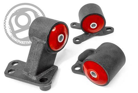 Innovative Mounts - 1994-2001 Acura Integra Innovative Steel Conversion Engine Mount Kit (B/D-Series/Auto 2 Man/Hydro/2 Bolt Driver Post Mnt) - 85A GRY