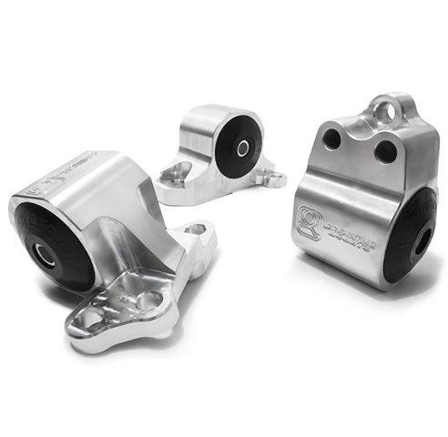 Innovative Mounts - 1994-2001 Acura Integra Innovative Replacement Billet Engine Mount Kit (B/D-Series/Man/Hydro/H2B) - 75A BLK