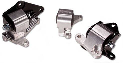 Innovative Mounts - 1996-2000 Honda Civic Billet Conversion Mount Kit, Aluminum, silver, 75A BLK, Bushing