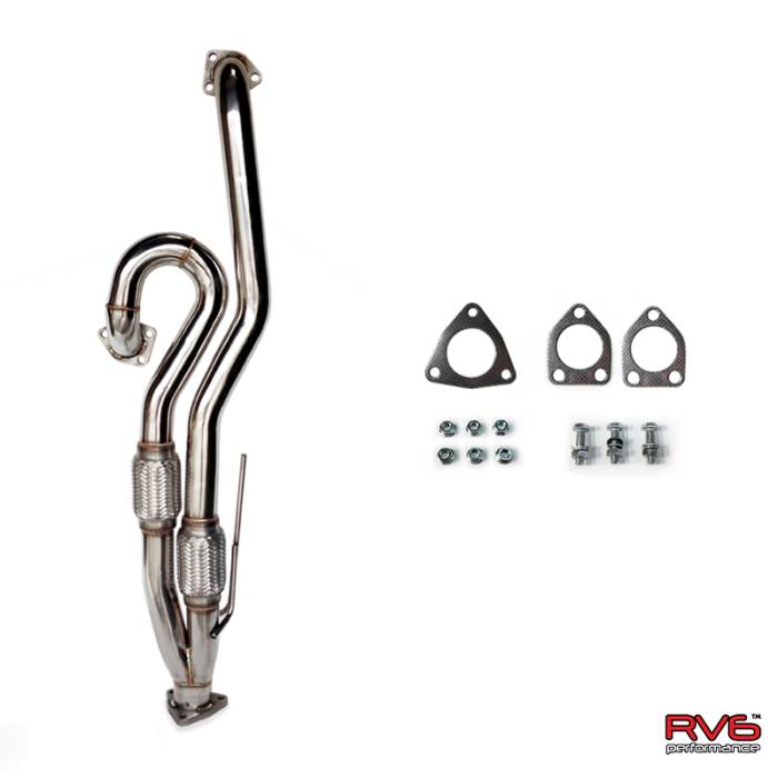 RV6 Performance - 2003-2007 Honda Accord 3.0L V6 RV6™ V3 Long Tube Jpipe Kit