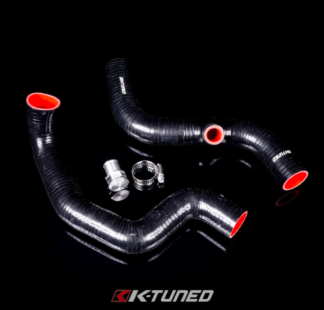 K-Tuned - Honda and Acura w/ K Swap K-Tuned Driver Side Rad Hose Kit (K20 Head)