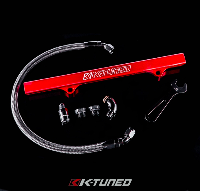 K-Tuned - 2002-2006 Acura RSX K-Tuned Fuel Line Kit - Side Feed (Red)