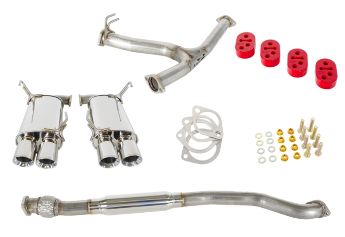 GrimmSpeed - 2011-2014 Subaru WRX and STI GrimmSpeed Catback Exhaust System - Resonated