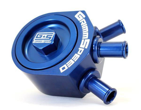 GrimmSpeed - 2009-2013 Subaru Forester XT GrimmSpeed Air/Oil Separator - Blue