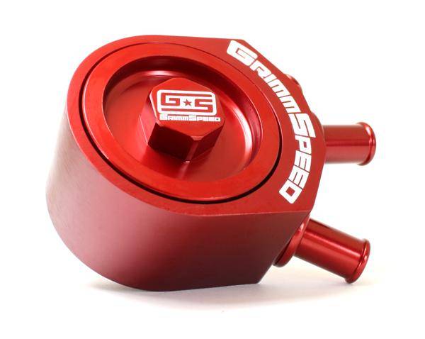 GrimmSpeed - 2009-2013 Subaru Forester XT GrimmSpeed Air/Oil Separator - Red