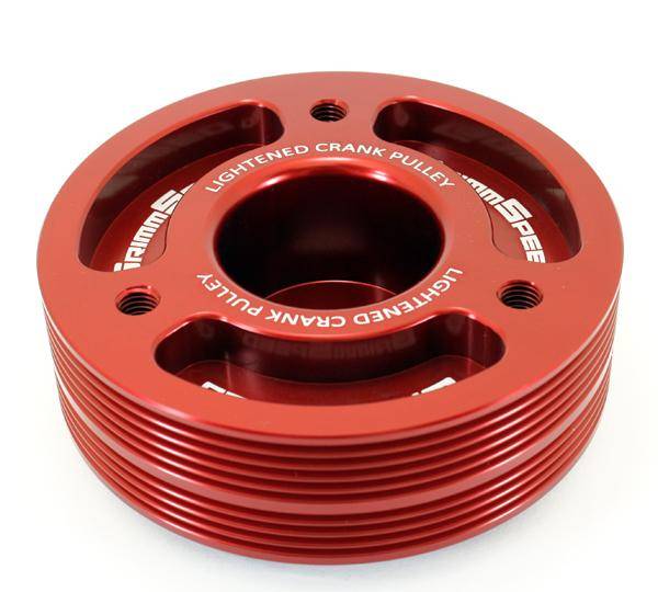 GrimmSpeed - 2011-2014 Subaru WRX and STI GrimmSpeed Lightweight Crank Pulley - Red