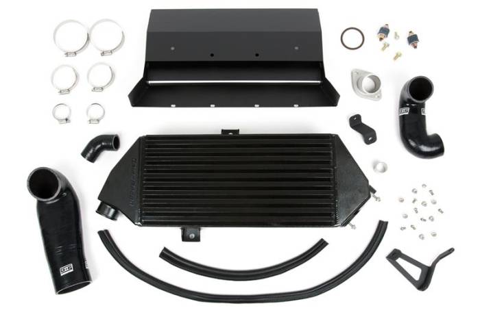 GrimmSpeed - 2011-2014 Subaru WRX GrimmSpeed Top Mount Intercooler Kit - Black