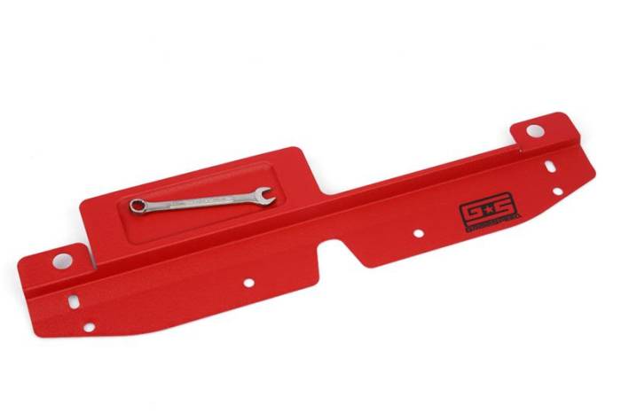 GrimmSpeed - 2011-2014 Subaru WRX and STI GrimmSpeed Radiator Shroud w/ Tool Tray - Red