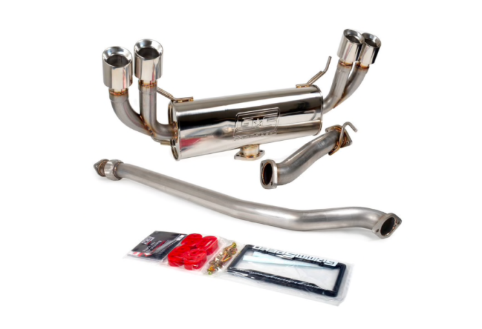 GrimmSpeed - 2011-2014 Subaru WRX and STI Hatchback GrimmSpeed Catback Exhaust System - Un-Resonated