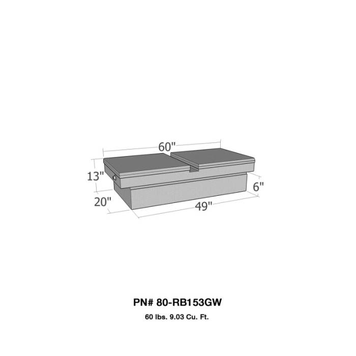 Westin - Truck Tool Box 80-RB153GW