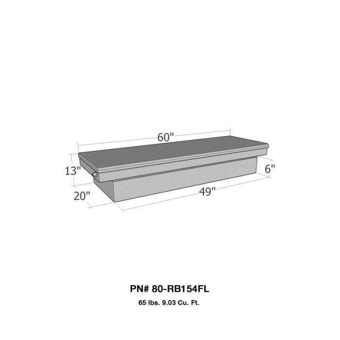 Westin - Truck Tool Box 80-RB154FL