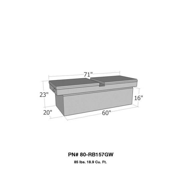 Westin - Truck Tool Box 80-RB157GW