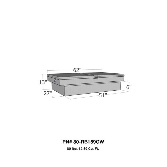 Westin - Truck Tool Box 80-RB159GW