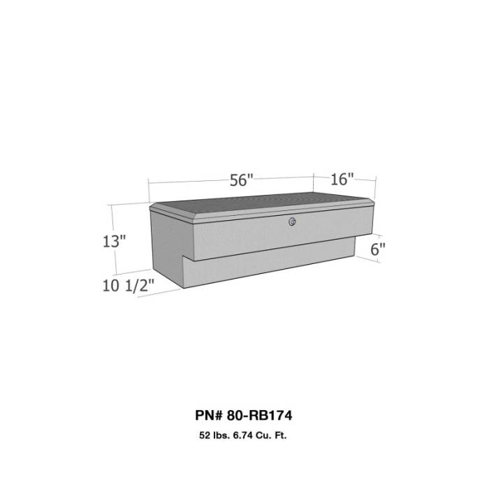 Westin - Truck Tool Box 80-RB174