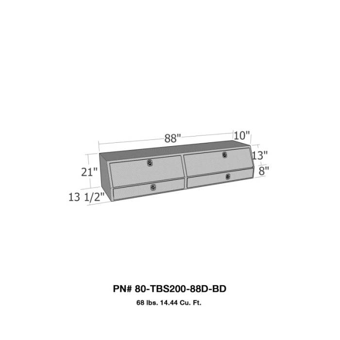 Westin - Truck Tool Box 80-TBS200-88D-BD