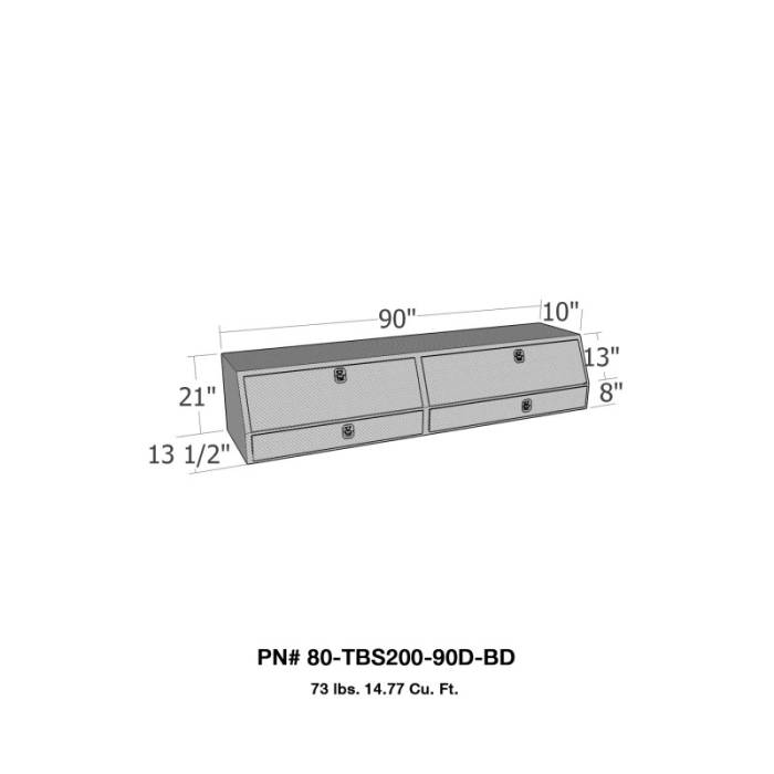 Westin - Truck Tool Box 80-TBS200-90D-BD