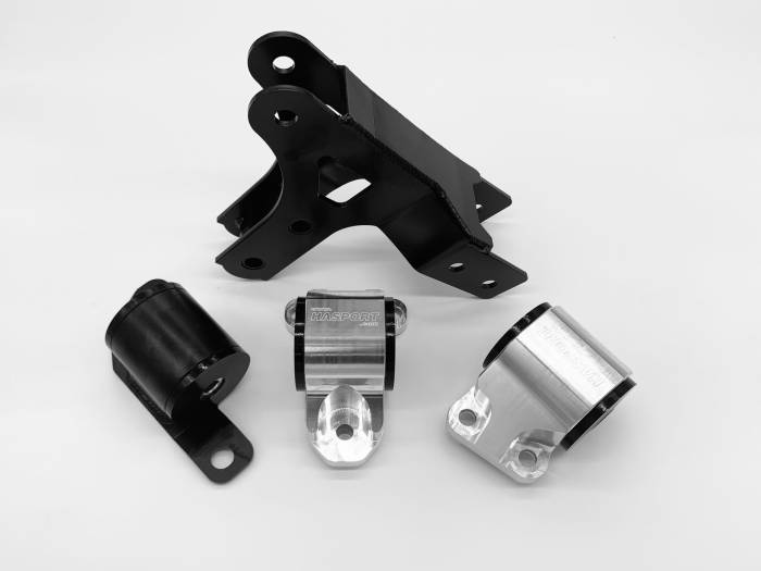 Hasport - 1992 - 1995 Honda Civic / 1993 - 1997 Honda Del Sol / 1994 - 2001 Integra AWD B-Series Mount Kit (2-bolt Left) with rear bracket - Extreme