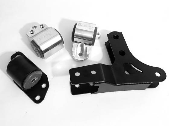 Hasport - 1992 - 1995 Honda Civic / 1993 - 1997 Honda Del Sol / 1994 - 2001 Integra AWD B-Series Mount Kit (3-bolt Left) with rear bracket - Extreme